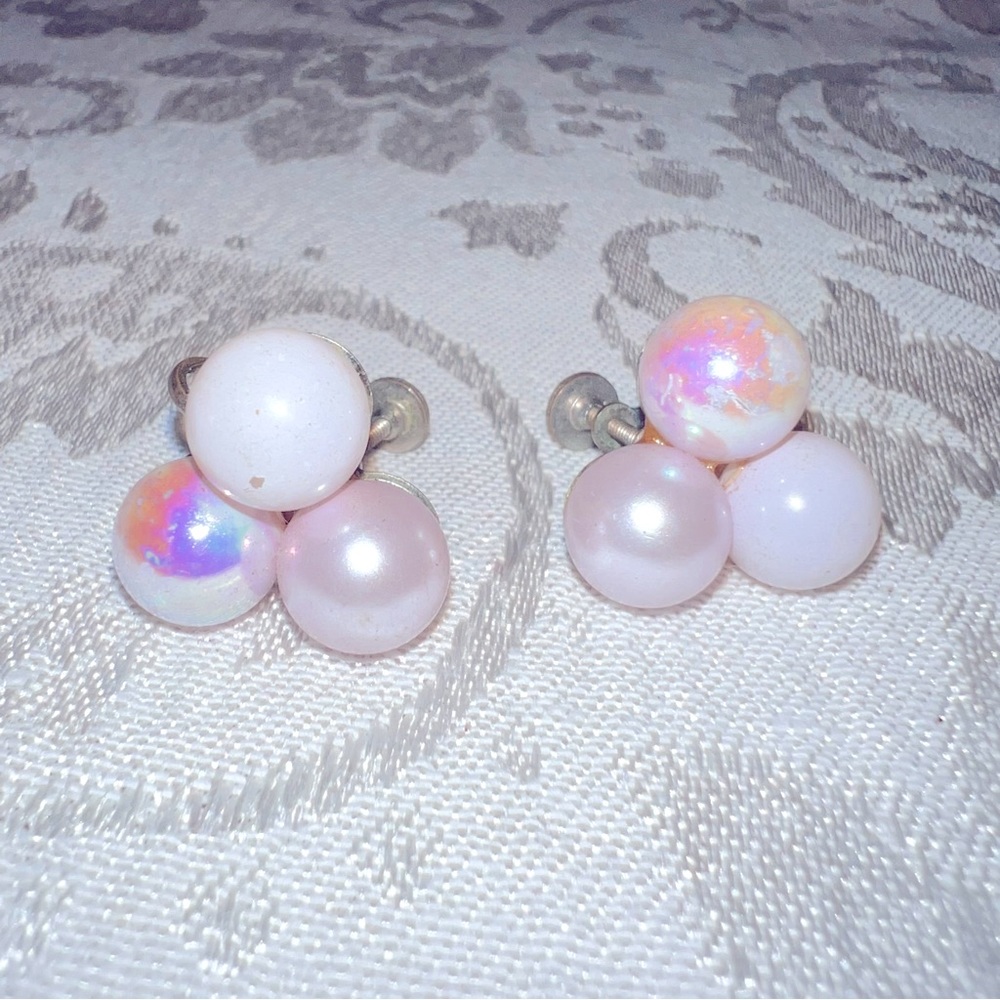 VINTAGE SCREW BACK PARK EARRINGS